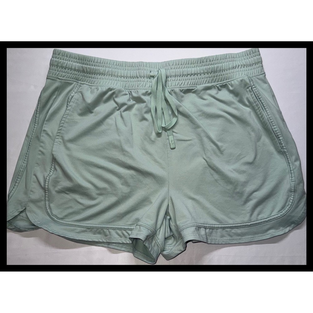 RECREATION by Thread & Supply Shorts Women Large Mint Green Drawstring Activewea
